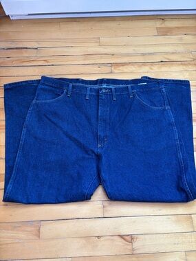 Rustler Vintage Size 44 Men's Deep Blue Relaxed Fit Jeans
